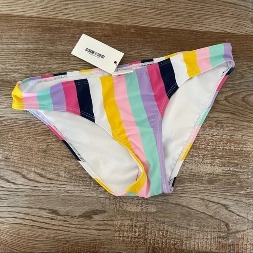 NWT Sweet Like Candy Stripe Bikini Bottom